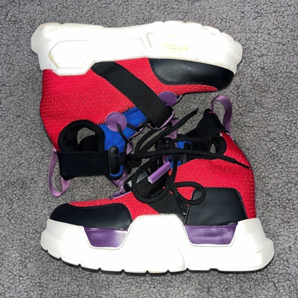 ANTHONY WANG Mulberry-02 Colorful Y2K Chunky Platform Sneakers EUC - Women's 7.5